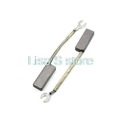 2 PCS Power Tool Motor Carbon Brush Replacements 8 x 10 x 32mm 5/16" x 25/64" x 1 17/64" Car