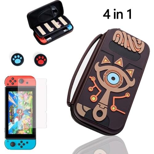 Nitendo Switch Storage Bag Silicone Hard Shell Portable Waterproof NS Game Accessories Protective Case For NintendoSwitch Case