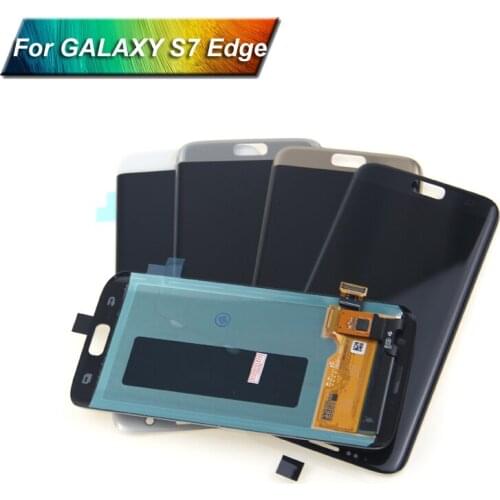 Super Amoled LCD Screen Touch Digitizer Assembly for Samsung Galaxy S7 edge g935 g935f g935fd Display Replacement