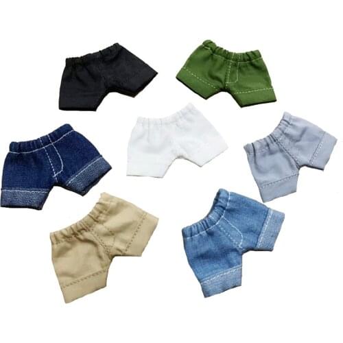 1/12 BJD Doll Clothes OB11 Short Pants Fit obitsu11,GSC，OB11 Jeans Accessories Toys