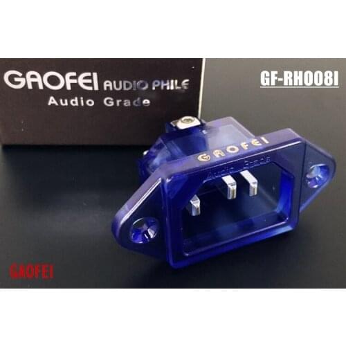 1pcs GAOFEI GF-RHO08I IEC AC input socket sound level
