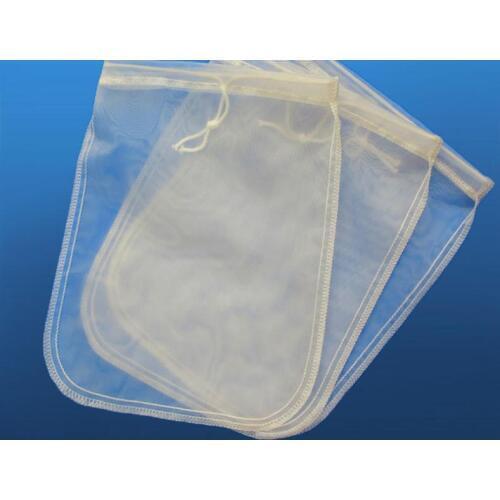 100PCS Reusable Food Fruit Filter Bag Nut Milk Bag Squeeze Juice Grid Mesh Filter Sieve Raw Soup Food Grade 11.8 x 11.8 inch