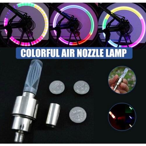2PCS Professional Led Colorful Wheel Lamp Waterproof Single Induction Vibration Function Bicycle Parts Brompton Pecas Para Bike