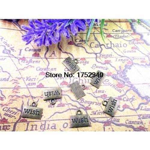 30pcs - charms, Antique bronze Pendants or Charm, Jewelry Making Findings, handmade accessories 13x10mm