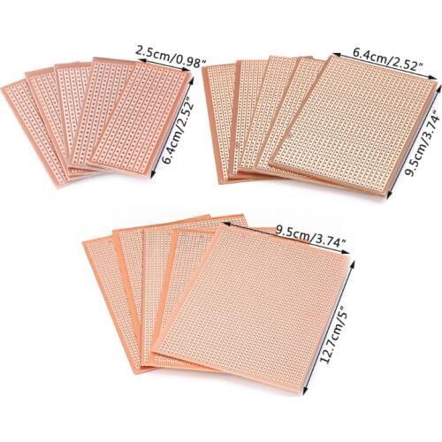5pcs Universal Bakelite Circuit Board DIY Prototype PCB Prototyping Track Plate High Quality