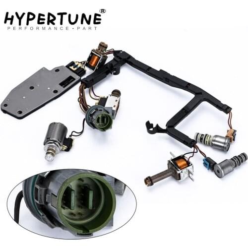 Transmission Solenoid Kit 4L60E Internal Wire Harness with TCC Solenoid for Buick Rainer Chevrolett Avalanche 1500 GMCC