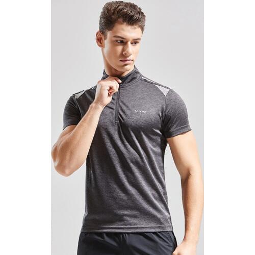Summer Outdoor Mens Slim Elastic Breathable Thin Sports T-Shirt Male Hiking Riding Climbing Short Sleeve Big Size T Shirt