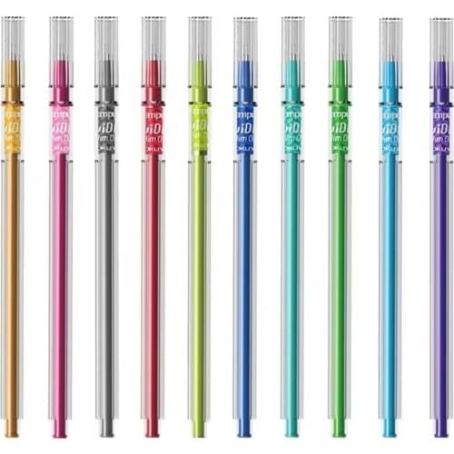 KOKUYO viviDRY Gel Pens 0.4mm Slim Body Candy Color Quick-drying Writing Drawing Student Stationery Supplies