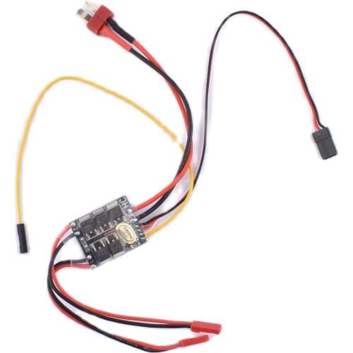 1-3s 10a Mini 2 Channels esc Bidirection Electrical Speed Controllers With Mixed Control Function Rc Tank Modified Accessories
