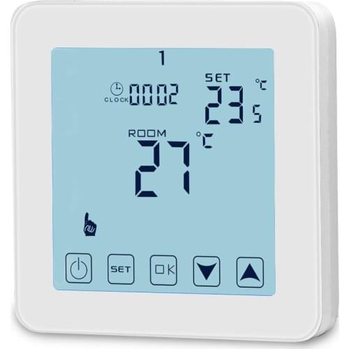 Touch Screen Wall-Hung Gas Boiler Thermostat