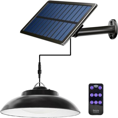48 LED Solar Pendant Lamp Waterproof Outdoor Indoor Hanging Shed Lights for Garden Courtyard Yard Patio Farm Solar Pendant Lamp