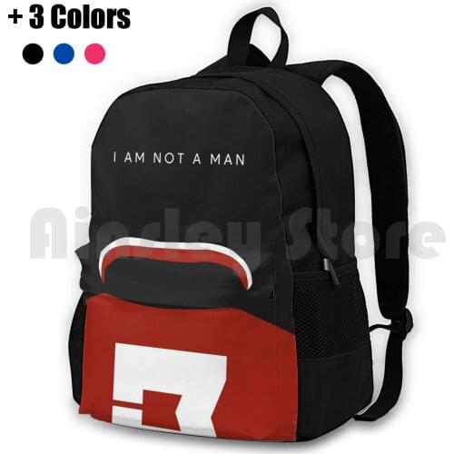 I Am Not A Man Outdoor Hiking Backpack Waterproof Camping Travel Eric Cantona Cantona 7 Looking For Eric Football Sports Soccer