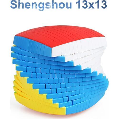 Shengshou 13x13x13 Cube stickerless 128mm Pillow Cubes Speed Magic Puzzle SengSo 13x13 Educational Cubo magico Toys