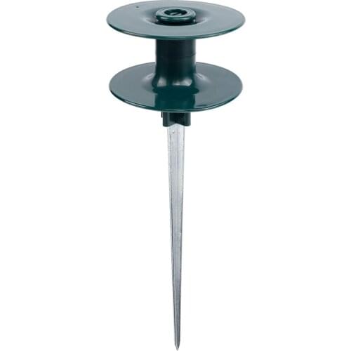 Plant Protection Hose Guide High-strength Garden Lawn Wind Pipe Zinc Metal Retractable Durable ABS+zinc Alloy Zinced Spike