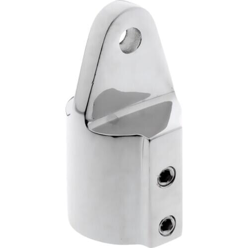 Eye End Cap 7/8" or 1" 1 inch Bimini Top Canopy Hardware Fitting-Marine Stainless Steel