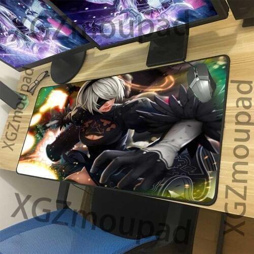 XGZ animation mouse pad custom large game mouse pad black seam Animation: automatic computer table mat rubber anti-skid, suitabl