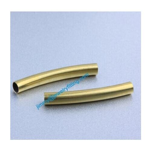 Jewelry findings Raw Brass matel spacer tube beads Pave tube beads tube Bar 4*30*0.18mm