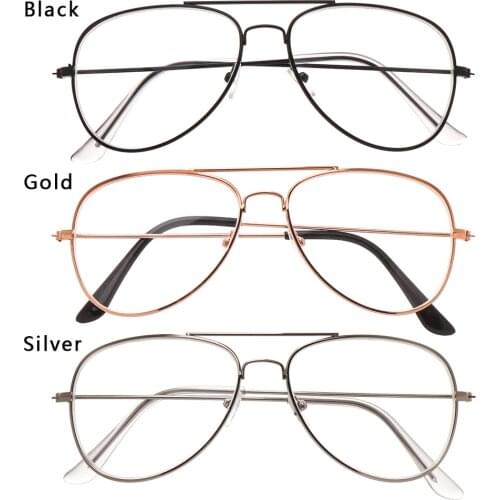-1.00~-5.0 Diopter Fashion Classic Unisex Metal Vintage Oversized Myopia Glasses Ultra Light Resin Reading Glasses Vision Care