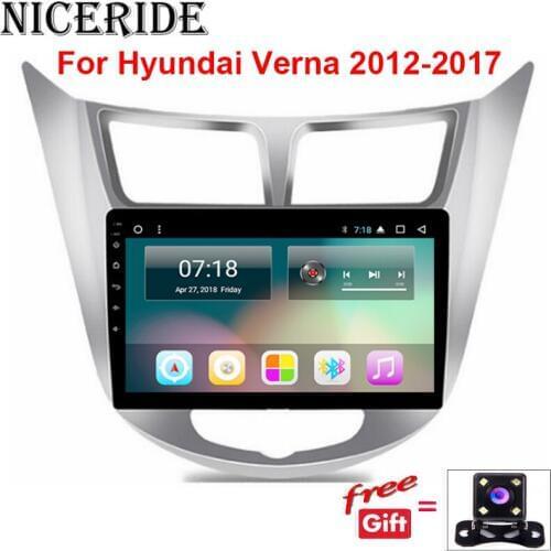 2 Din GPS Android 7.1 Car DVD Video Player for Solaris Verna Accent android car stereo PC Headunit Radio GPS Navigation BT WIFI