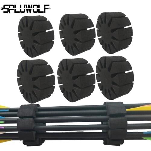 2PCS/6 PCS Portable Bow and Arrows Archery Accessories Arrows Separator Quiver Protection Arrows Holder Foam Arrow Quiver Rack