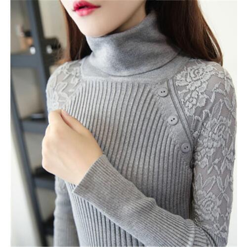 2019 Winter plus Thick Velvet knit sweater Bottoming shirt Velvet lining warm Pullover Sweater female Fashion Thick sweater 1048