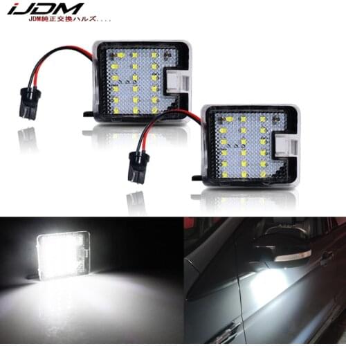 2x CANBUS LED Under Mirror Puddle light for Ford Focus MK3 MK2 Mondeo MKIV MKV Kuga C-Max Escape S-Max Under Mirror Welcome Lamp