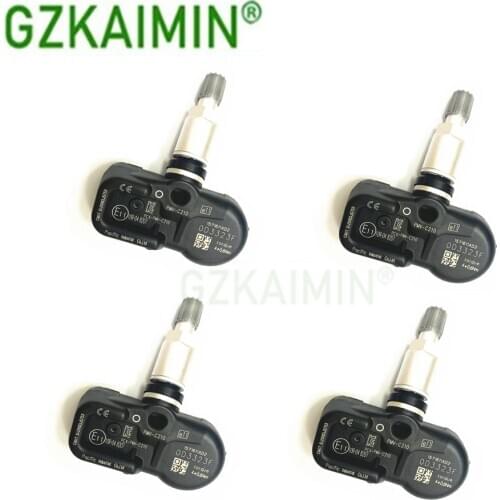 4PC TPMS Tire Pressure Monitor Sensor OEM 42607-02031 42607-02031 PMV-C210 For TOYOTA RAV4 Yaris