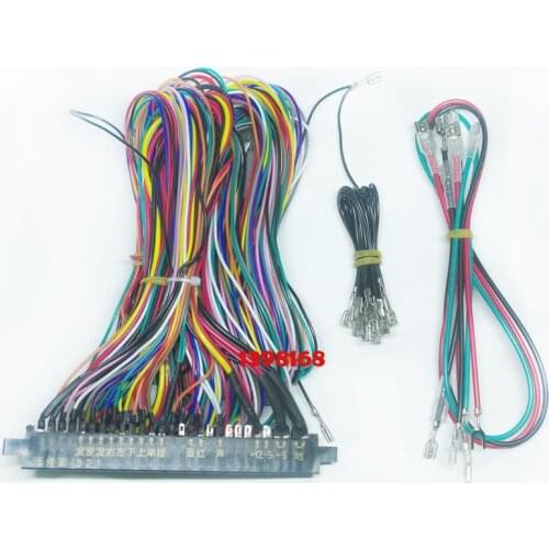 Arcade JAMMA Harness 56 Pin Wiring Loom 2 Player Joystick & 6 Buttons Per Player -MAME FREE SHIPPING