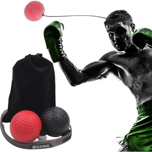 Boxing Fighting Ball String Reflex Fitness Boxing Headband Set Hand Eye Training Accessories
