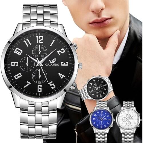 Man Watches Fashion Top Brand Luxury Stainless Steel Band Wrist Shock Resistant Quartz Jewelry Dress Clock reloj lujo hombre 30