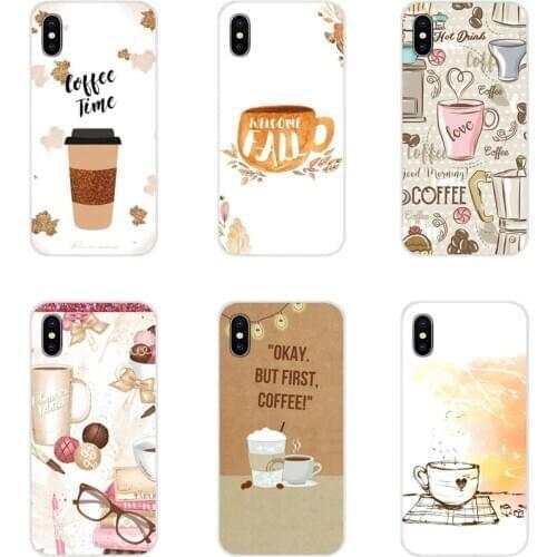 For Samsung Galaxy A3 A5 A7 A9 A8 Star A6 Plus 2018 2015 2016 2017 coffe time Accessories Phone Cases Covers