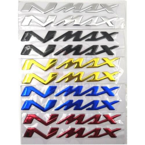 For Yamaha NMAX155 N-MAX125 NMAX150 Motorcycle Decals Stickers Emblem Badge 3D Decal Raised Tank Wheel Decals Applique Emblem
