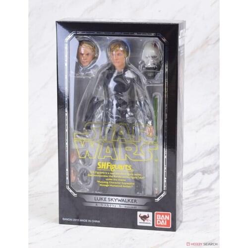 Bandai Star Wars Luke Skywalker (Episode VI) about 140mm ABS PVC painted action figure toys for children