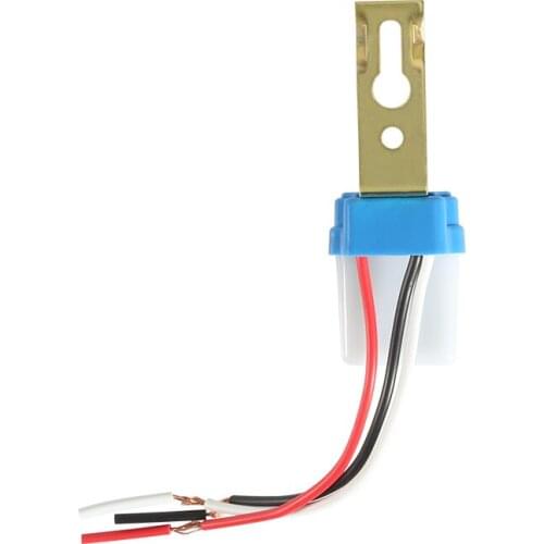 2pcs Automatic On Off Photocell Street Light Switch DC AC 220V/110V/24V/12V 50-60Hz 10A Photo Control Sensor Switch