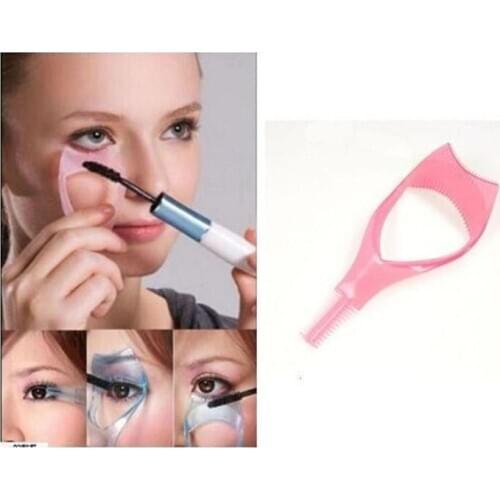 Eyelash Tools 3 in 1 Makeup Mask Shield Protector Applicator Comb Guide Makeup Card Cosmetic Beauty Tool Dropship