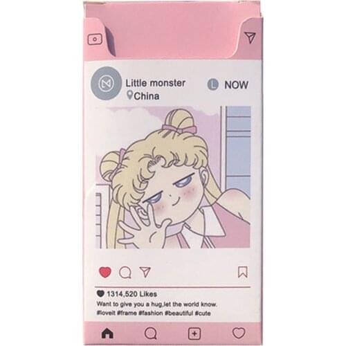 Sailor Moon 8 Shades Matte Texture Lip Gloss Long-lasting Waterproof Lip Gloss Matte Matte White Lipstick for Girl Student