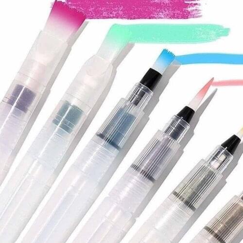 6 Pieces Of Portable Paint Brush Watercolor Brush Soft Watercolor Brush Suitable For Beginners Painting Painting Art Supplies