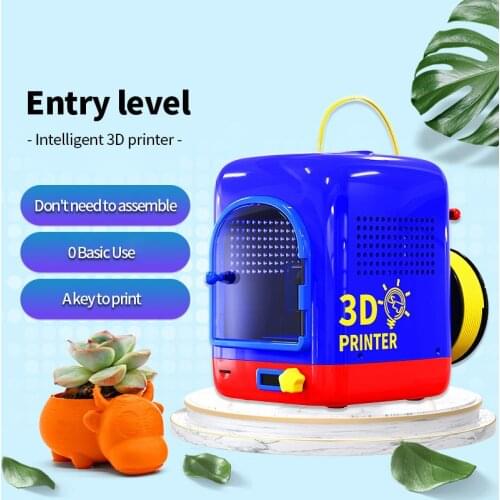 2021 New Children 3D printer OLED Display One-Key Quick Printing High-Precision Printing of Child Safety Doors Impresora 3D Gift