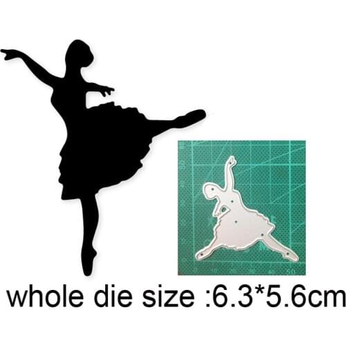 Cutting dies Dancer Woman metal cutting dies cut die mold decoration Scrapbook paper craft knife mould blade punch stencils dies