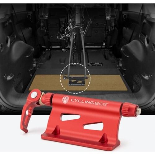 Professional portable quick release shockproof front fork bicycle seat aluminum alloy roof rack front fork bicycle rack outdoor