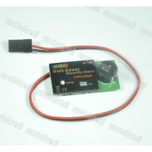 Prolux 1417 Volt-Saver Low Voltage 15-25V 5s 6s Lipo Battery Alarm for RC Airplane