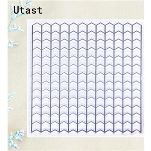 Tile Pattern Background Clear Silicone Stamp /Transparent Rubber Stamp for DIY Scrapbooking /Photo Album Decorative Craft Making