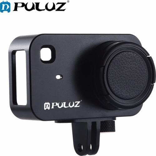 PULUZ Housing Shell CNC Aluminum Alloy Protective Cage with 37mm UV Filter Lens for Xiaomi Mijia Small Camera