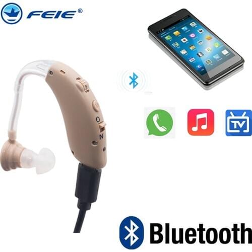 S-25A Rechargeable Hearing Aid Digital BTE Hearing Aids Adjustable Tone Sound Amplifier Portable Deaf Elderly digital