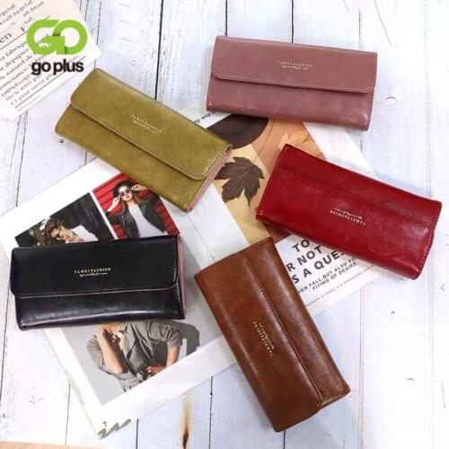 GOPLUS Luxury Designer Womens Wallet Made of Leather Card Holder Purse Wallet Coin Purse Large Capacity With Multiple Card