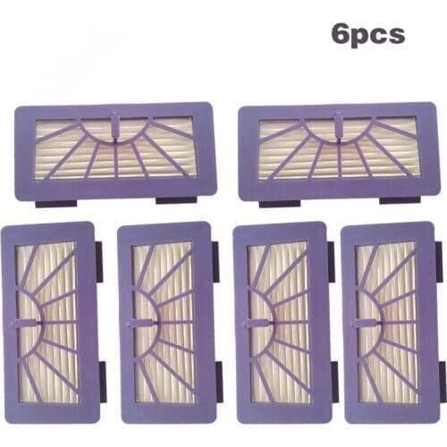 6pcs/lot Replacement for Neato Filter for XV-21 XV Signature XV Signature Pro XV-11 XV-12 945-0048 XV-15 Pet Allergy
