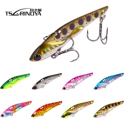 TSURINOY Metal VIB Bait 50mm/7g 58mm/11g Sinking Fishing Lure Vibration Iscas Artificiais Pesca Leurre Souple Peche Wobbler