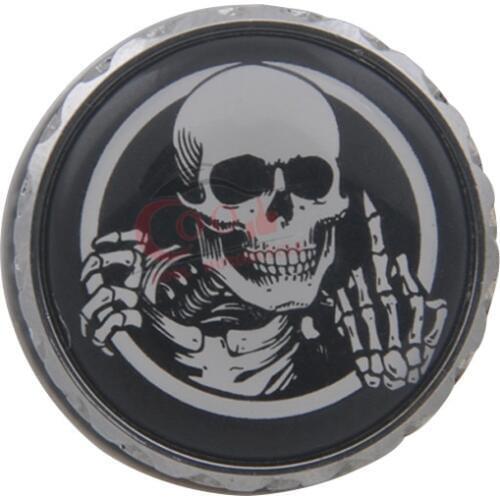 6mm Universal Chrome Skull Middle Finger Spurn Billet Aluminum Hard Anodized Seat Bolt Screw Fit For Harley Mounting Durable