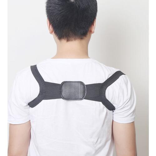 Universal Black White Posture Corrector Men Women Back Support Back Brace Shoulder Lumbar Support Belt Spine Corset For Posture