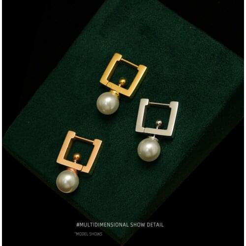 YCHM Women's Gold Earrings